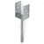 INDEX APPT071 - Anclaje para postes en "u" con pata de acero corrugado galvanizada en caliente 71 x 100 x 200 x 60