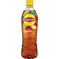 Lipton fekete jeges tea, őszibarack ízű, 500 ml, 12 darab/csomag
