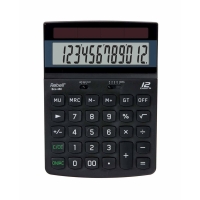 REBELL ECO 450 BX asztali számológep, 12 számjegyű kijelző