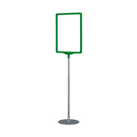 Promotional Display / Poster Stand "D Series" | green, similar to RAL 6032 A4