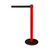 Barrier Post / Barrier Stand "Guide 28" | red black similar to Pantone Process Black 2300 mm