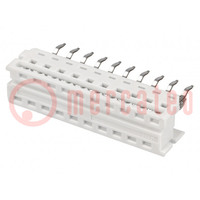 Adapter; wire-board; PIN: 20; 1.27mm; IDC,THT; for ribbon cable
