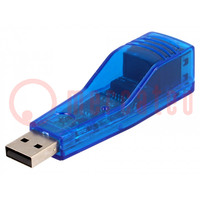 Adapter; RJ45 magnetically shielded,USB A