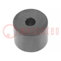 Ferrite: toroidal; L: 4mm; Øint: 1.5mm; Øout: 5mm; Core mat: K5B; 30Ω