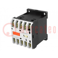 Contactor: 3-pole; NO x3; Auxiliary contacts: NO; 24VDC; 9A; BG