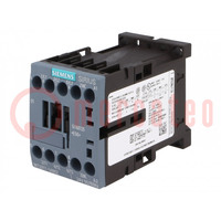 Contactor: 3-pole; NO x3; Auxiliary contacts: NC; 24VAC; 12A; 3RT20