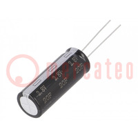 Supercapacitor; THT; 20F; 2.8VDC; ±20%; Ø12.5x34mm; 30mΩ; -40÷65°C