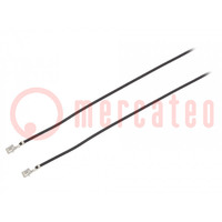 Cable; Pico-Clasp female; 300mm; 28AWG