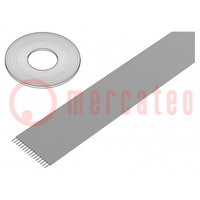 Conduttore: a nastro; 1,27mm; filo cordato; Cu; non schermato; PVC