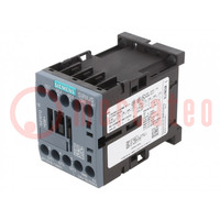 Contactor: 3-pole; NO x3; Auxiliary contacts: NO; 24VAC; 17A; 3RT20