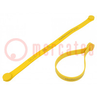Cable tie; multi use,with magnetic closure; L: 330mm; W: 15mm