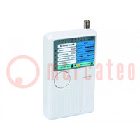 Tester: cablaggio LAN; LED; BNC,RJ11,RJ12,RJ45,USB