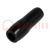 Protection; 2.5mm2; for ring tube terminals; 16.7mm; black