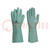 Beschermende handschoenen; Afmeting: 10; groen; katoen,nitril