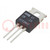 Transistor: N-MOSFET; unipolare; 500V; 10,8A; Idm: 72A; 235W; TO220