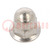 Nut; with flange; hexagonal; M10; 1.5; A2 stainless steel; 17mm