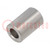 Spacer sleeve; 10mm; cylindrical; stainless steel; Out.diam: 6mm