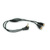 ROLINE speaker Y-kabel, 3,5 mm (male, 2x female), met volumeregeling