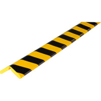 Knuffi Flex Kantenschutz, gelb/schwarz, Winkel H+, LxBxH: 100 x 3,5 x 3,5