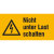 Nicht unter Last schalten Warnschild, selbstkl. Folie , Größe 13,10x6,50cm DIN EN ISO 7010 W012 + Zusatztext ASR A1.3 W012 + Zusatztext