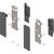 Produktbild zu BLUM LEGRABOX supp.frontale cassettone int.con ringhierina alt.C, grigio orione