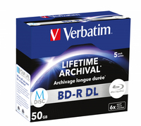 Verbatim MDISC BD-R DL 50 GB 5 stuk(s)