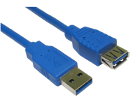 Cables Direct USB 3.0 USB cable 3 m USB 3.2 Gen 1 (3.1 Gen 1) USB A Blue