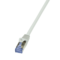 LogiLink PrimeLine Cat.7 S/FTP 0.5m Netzwerkkabel Grau 0,5 m Cat7 S/FTP (S-STP)