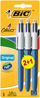 BIC 4 Colors Blister 2+1