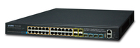 PLANET SGS-6341-24P4X netwerk-switch Managed L3 Gigabit Ethernet (10/100/1000) Power over Ethernet (PoE) 1U Zwart
