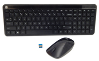 HP 801523-151 keyboard Mouse included RF Wireless Greek Black