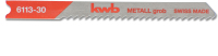 kwb 611130 Sägeblatt für Stichsägen, Laubsägen & elektrische Sägen Stichsägeblatt Hochgeschwindigkeitsstahl (HSS)