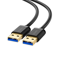 Ugreen 10370 USB-kabel 1 m USB 3.2 Gen 1 (3.1 Gen 1) USB A Zwart
