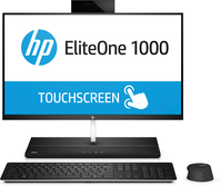 HP EliteOne 1000 G1 Intel® Core™ i7 i7-7700 60.5 cm (23.8") 1920 x 1080 pixels Touchscreen All-in-One PC 16 GB DDR4-SDRAM 1.26 TB HDD+SSD Windows 10 Pro Black