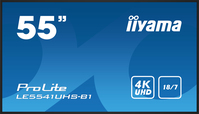 iiyama LE5541UHS-B1 Signage-Display Digital Signage Flachbildschirm 138,7 cm (54.6") LCD 350 cd/m² 4K Ultra HD Schwarz 18/7