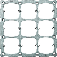 ABB 2CCA372371R0001 Wandplatte/Schalterabdeckung Metallisch