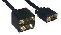 MCL CG-226 câble vidéo et adaptateur 0,2 m VGA (D-Sub) Noir