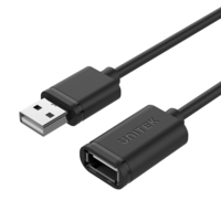 UNITEK Y-C447GBK kabel USB 0,5 m USB 2.0 USB A Czarny