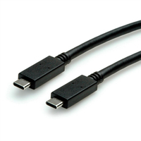 ROLINE 11.02.9052 cavo USB 0,5 m USB 3.2 Gen 2 (3.1 Gen 2) USB B USB C Nero