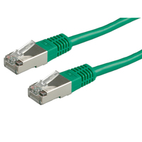 ROLINE 21.15.0333 hálózati kábel Zöld 1 M Cat5e SF/UTP (S-FTP)