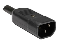 Velleman ACM1N conector eléctrico C13 Negro