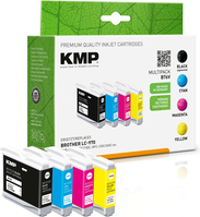KMP 1060,4005 cartucho de tinta 4 pieza(s) Compatible Negro, Cian, Magenta, Amarillo