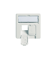 Telegärtner 100020622 veiligheidsplaatje voor stopcontacten Wit