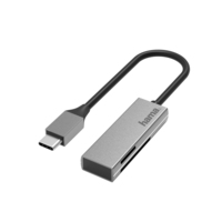 Hama 00200131 Kartenleser USB 3.2 Gen 1 (3.1 Gen 1) Type-C Silber