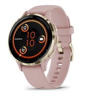 Garmin Venu 3S 3,05 cm (1.2") AMOLED Digitális 390 x 390 pixelek Érintőképernyő Arany, Rózsa Wi-Fi GPS (műhold)