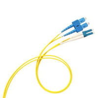 Legrand 032530 Glasvezel kabel 1 m 2x LC 2x SC OS2 Geel