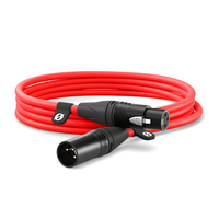 RØDE XLR3M-R cable de audio 3 m XLR Rojo