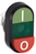 ABB MPD13-11G push-button panel Black, Green, Red