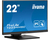 iiyama ProLite T2254MSC-B1AG monitor komputerowy 54,6 cm (21.5") 1920 x 1080 px Full HD LED Ekran dotykowy Czarny