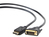 Gembird CC-DPM-DVIM-3M Videokabel-Adapter DisplayPort DVI Schwarz
